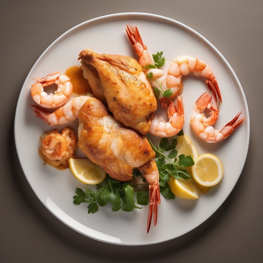 C4. Chicken and Shrimp Combo
