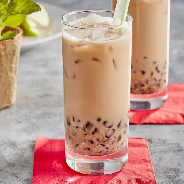 Milk Tea with Boba and One Flavor