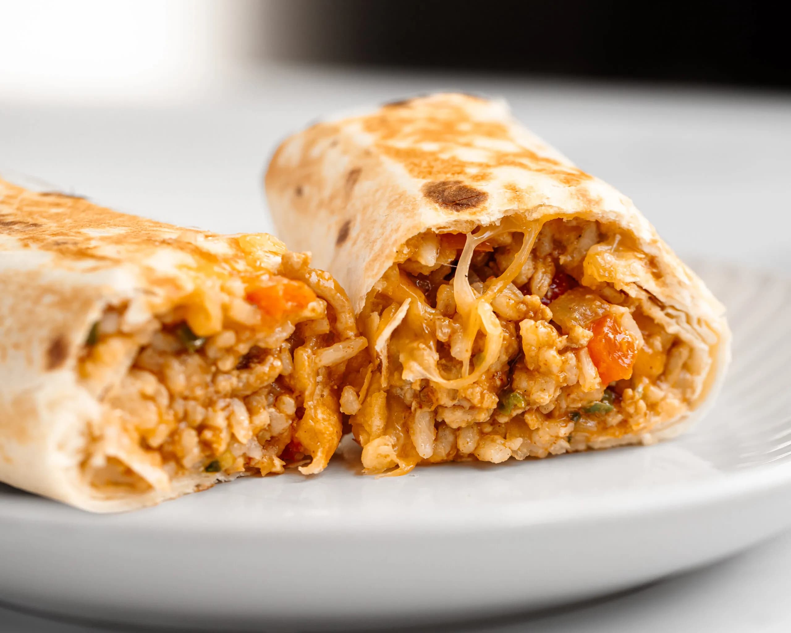 Cheese Chicken Burrito